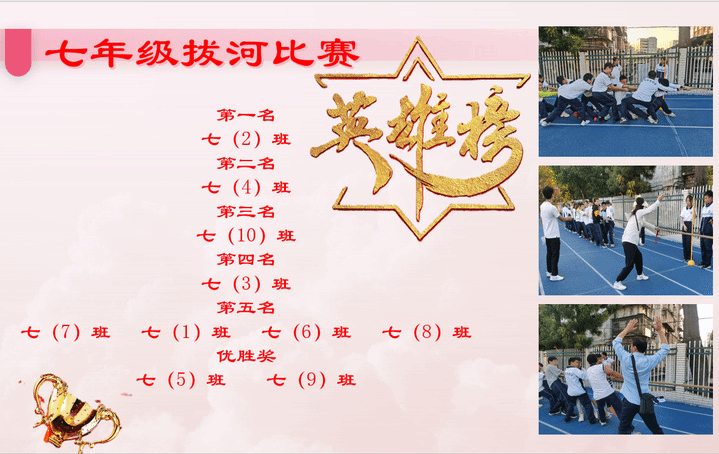 凝心聚力，“绳”采飞扬-记七年级拔河比赛