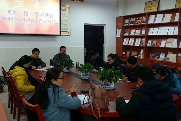 学校各党支部认真召开“两学一做”学习教育专题组织生活会和民主评议党员会